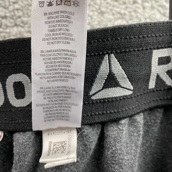Reebok Adult Gray 2019 Tappered Jogger Gym Training Workout Sweatpants Mens XL - Picture 8 of 12